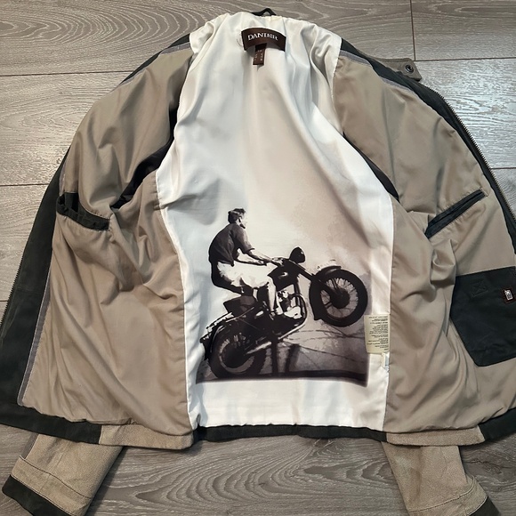 Danier High-Quality Three-Tone Moto Jacket - Picture 1 of 4